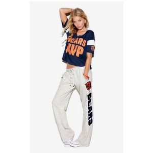 VS Pink Chicago Bears MVP NFL Varsity Stripe Top